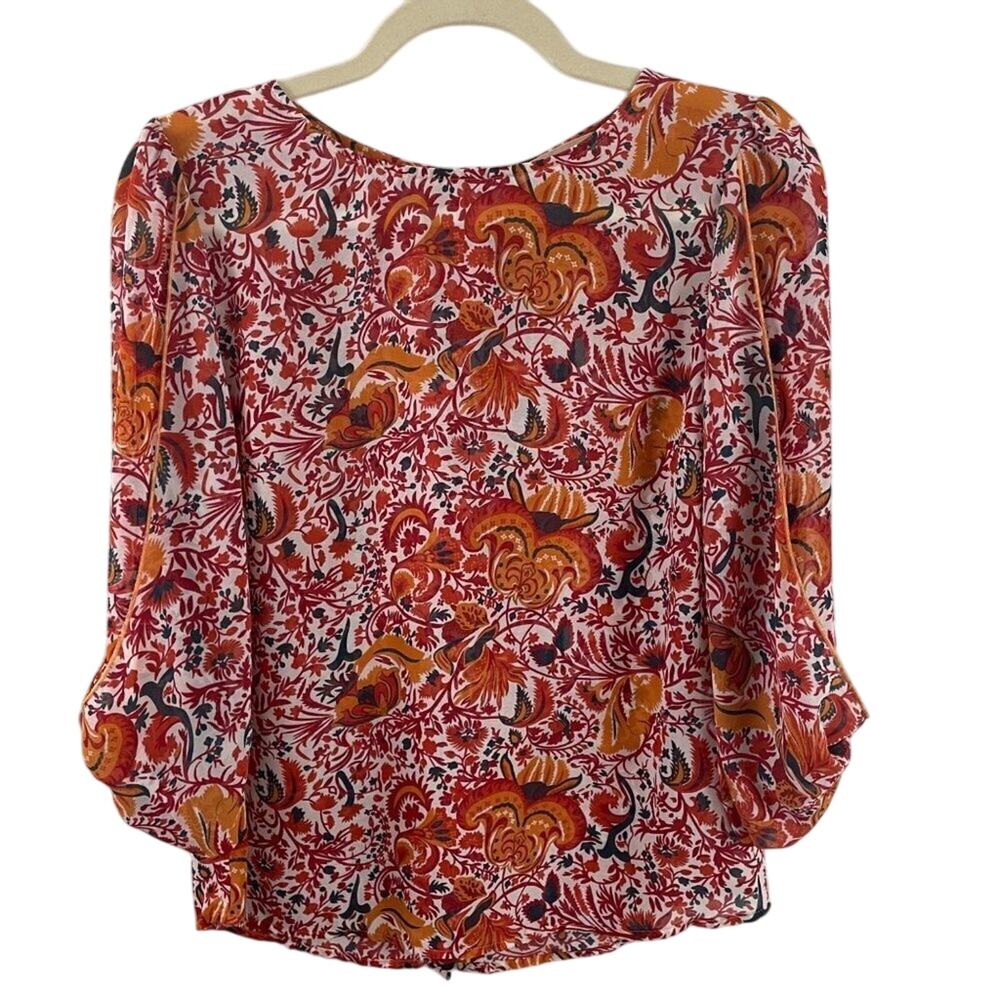 41 Hawthorn Floral Print Blouse Size XS